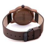 Wood Watch | Woodz Eko Nut (Pinatex Coffee Strap)