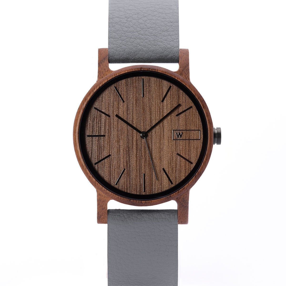 Wood Watch | Woodz Eko Nut (Pinatex Grey Strap)