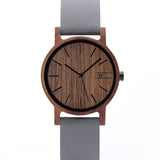 Wood Watch | Woodz Eko Nut (Pinatex Grey Strap)