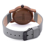 Wood Watch | Woodz Eko Nut (Pinatex Grey Strap)
