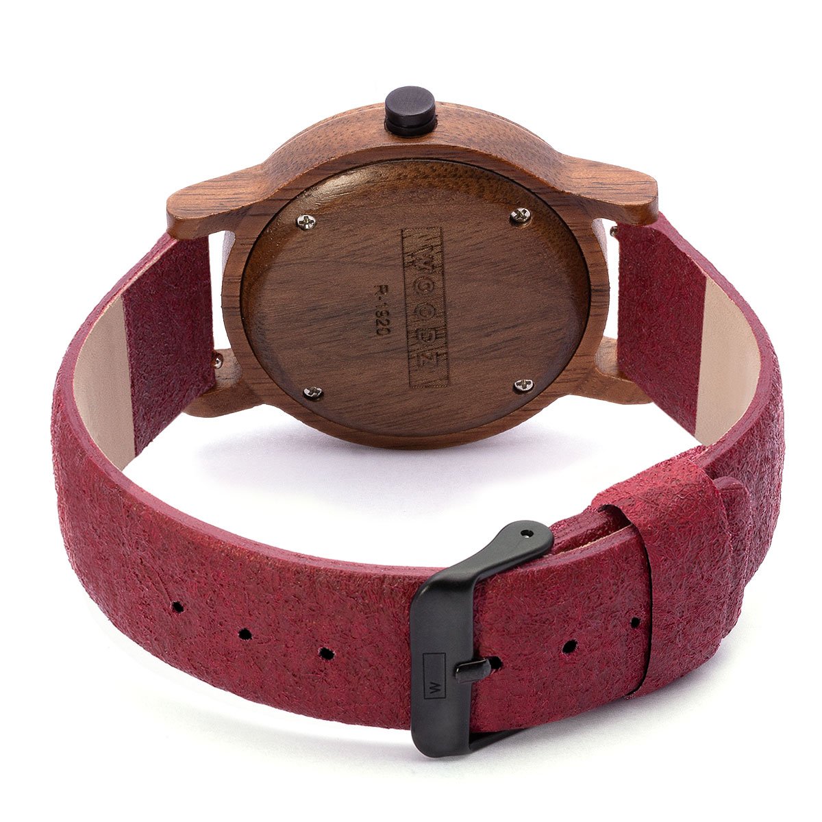 Wood Watch | Woodz Eko Nut (Pinatex Mulberry Strap)