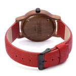 Wood Watch | Woodz Eko Nut (Pinatex Paprika Strap)