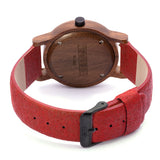 Wood Watch | Woodz Eko Nut (Pinatex Paprika Strap)
