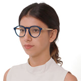 Armação de Acetato com Madeira | Elli Blue Label (Woodz x Johnnie Walker)