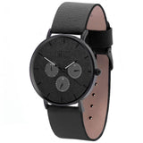 Relógio de Aço com Madeira | Woodz Krome (Pulseira Pinatex Black)