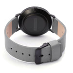 Steel & Wood Watch | Woodz Krome Black (Pinatex Grey Strap)