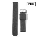 Pulseira Extra de Lona Chumbo (18 Milímetros)