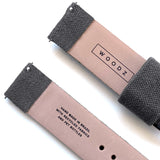 Pulseira Extra de Lona Chumbo (18 Milímetros)