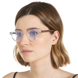 Armação de Acetato com Madeira | Woodz Nino Cristal