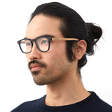 Armação de Acetato com Madeira | Olli Black Label (Woodz x Johnnie Walker)