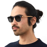 Óculos de Sol de Acetato com Madeira | Olli Black Label (Woodz x Johnnie Walker)