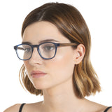 Armação de Acetato com Madeira | Woodz Olli Blue