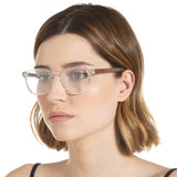 Armação de Acetato com Madeira | Woodz Olli Cristal