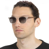 Óculos de Sol de Acetato com Madeira | Woodz Olli Cristal