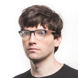 Armação de Acetato com Madeira | Woodz Olli Cinza Tempestade