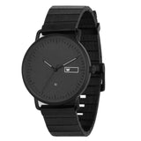 Relógio de Aço com Madeira | Woodz Ox Black (Pulseira de Madeira Preta )