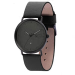 Steel & Wood Watch | Woodz Ox Black (Pinatex Black Strap)
