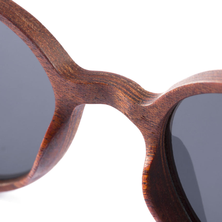 Óculos de Sol de Madeira | Woodz Paris Rouge