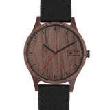 Relógio de Madeira | Woodz Sunset (Pulseira de Lona Preta)