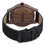 Relógio de Madeira | Woodz Sunset (Pulseira Black Jeans)