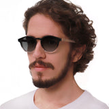 Óculos de Sol de Acetato com Madeira | Woodz Taylor Black Degrade