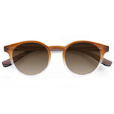 Óculos de Sol de Acetato com Madeira | Woodz Taylor Camel Degrade