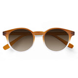 Óculos de Sol todo de Acetato | Woodz Taylor Camel Degrade