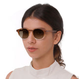 Óculos de Sol todo de Acetato | Woodz Taylor Camel Degrade
