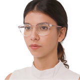 Armação de Acetato com Madeira | Woodz Taylor Cristal