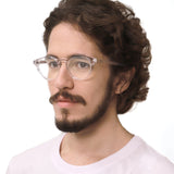 Armação de Acetato com Madeira | Woodz Taylor Cristal