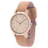 Wood Watch | Woodz Vita Natura (Organic Cotton Nude Strap)