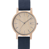 Relógio de Madeira | Woodz Vita (Pulseira Lona Azul)