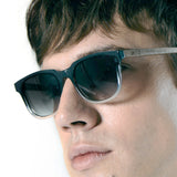 Óculos de Sol de Acetato com Madeira | Woodz Carter Cinza Tempestade