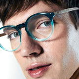 Armação de Acetato com Madeira | Woodz Elli Verde Oceano