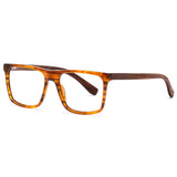 Armação de Acetato com Madeira | Woodz Zeta Ambar