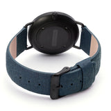 Steel & Wood Watch | Woodz Ox Black (Pinatex Marine Strap)