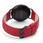 Steel & Wood Watch | Woodz Ox Nut (Pinatex Paprika Strap)