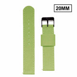 Pulseira Extra de Lona Verde Lima (20 Milímetros)