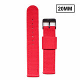 Pulseira Extra de Nylon Vermelho (20 Milímetros)