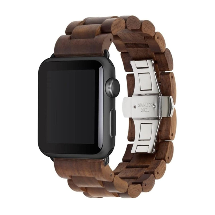 Pulseira para Apple Watch de Madeira Walnut (38MM/40MM)