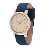 Relógio de Madeira | Woodz Vita (Pulseira Lona Azul)