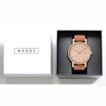 Wood Watch | Woodz Vita Natura (Organic Cotton Nude Strap)