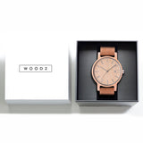 Wood Watch | Woodz Vita Natura (Organic Cotton Nude Strap)