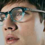 Armação de Acetato com Madeira | Woodz Nino Verde Oceano